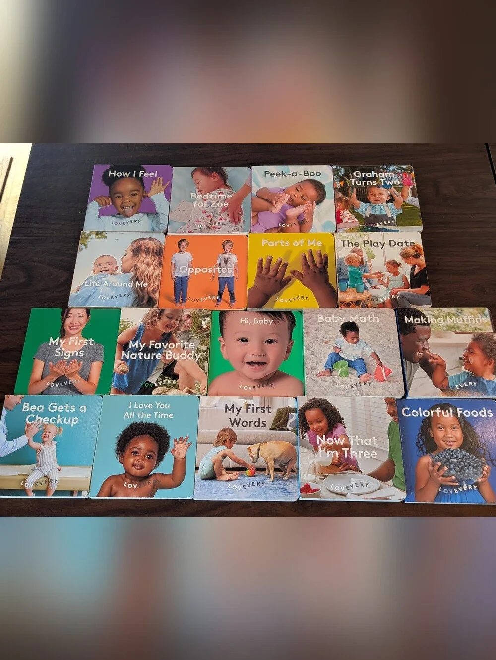 Lot of 18 Lovevery Board Books Bundle Toddler Baby Learning Reading Set